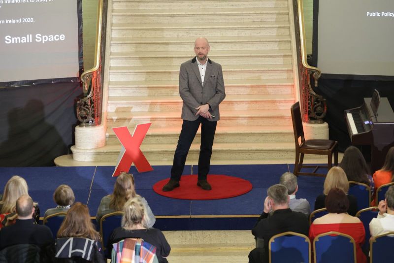 Professor Declan Keeney represents Ulster Screen Academy at this year’s TEDxStormont event image