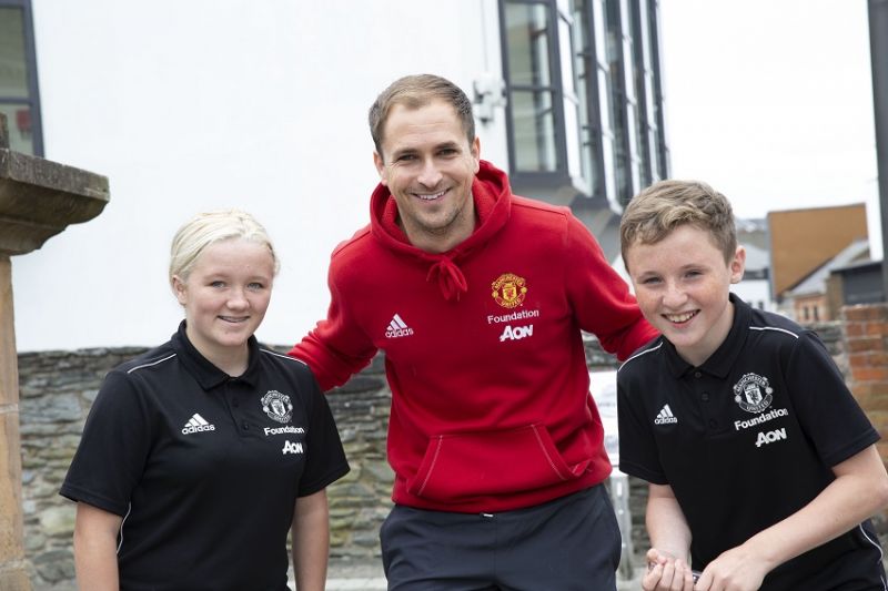 Manchester United Foundation and Ulster University team up to engage and inspire young people image
