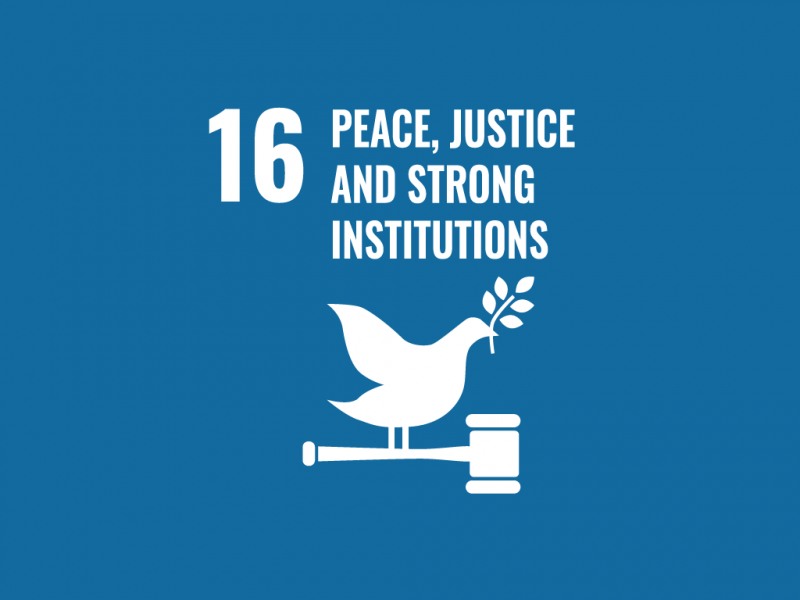 Peace, Justice and Strong Institutions – Promote peaceful & inclusive justice for all image