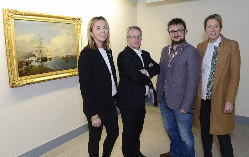 Unveiling of ‘Art Unwrapped’ special exhibition as Christmas gift to the city of Belfast image