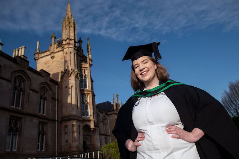 Ulster University’s “singing nurse” graduates image