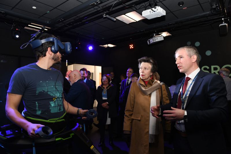 Princess Anne opens Ulster University’s new Spatial Computing and Neurotechnology Innovation Hub image