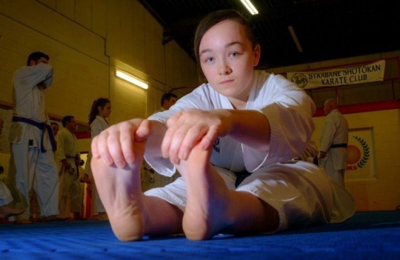 Karate star striking for success after graduation  image
