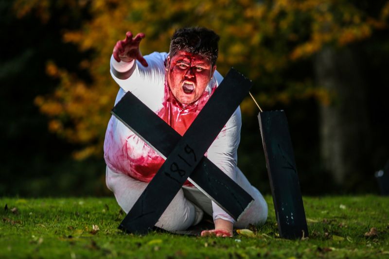 The Final Countdown: Ulster University Drama student performance at Derry Halloween Festival  image