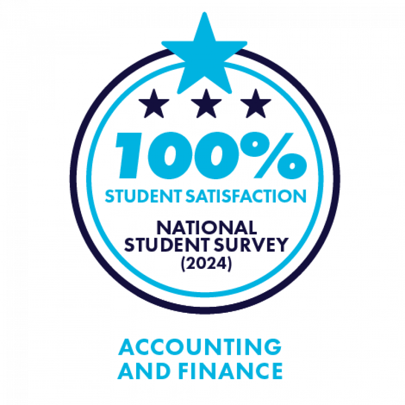 100% Student Satisfaction Accounting and Finance NSS 2024