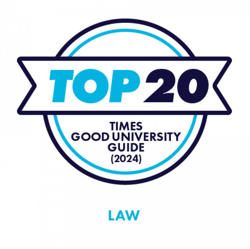 Top 20 Law Times Good Uni Guide