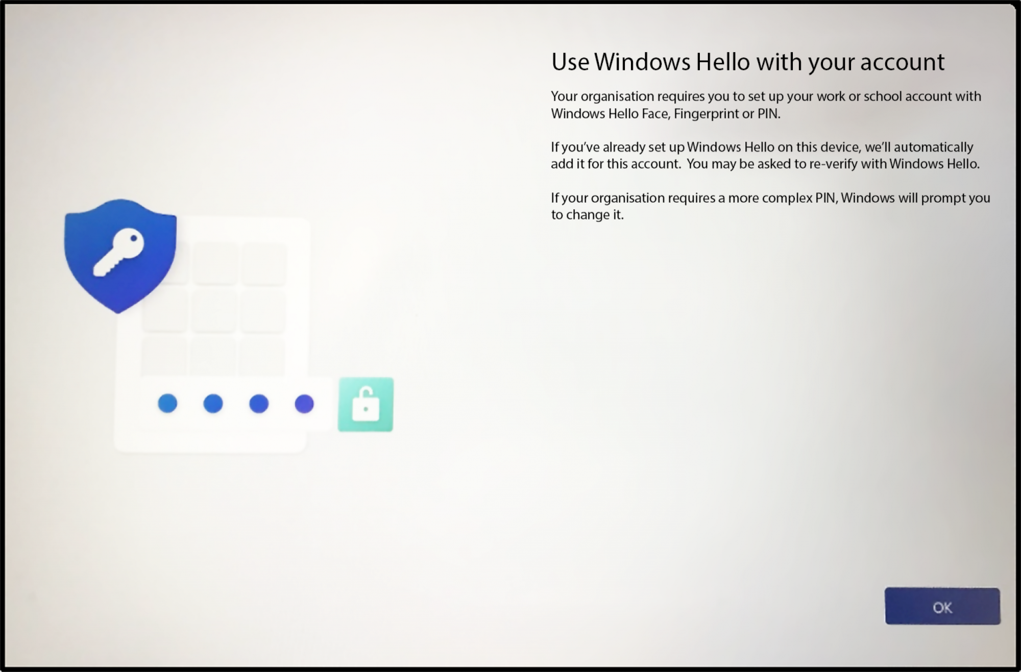 Microsoft Windows Hello for Business