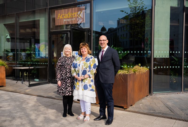 Ulster University Business School and Professor Julie Hastings launch new scholarship for final-year students image
