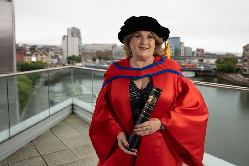 Community Activist Betty Carlisle MBE honoured with Doctorate from Ulster University image