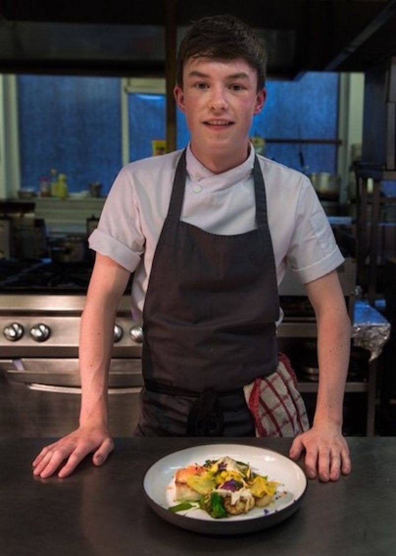 Award winning chef Callum Irwin adds first class honours degree to his list of accolades  image