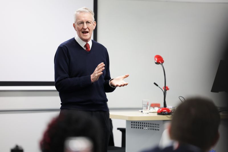 Shadow Secretary of State for Northern Ireland Hilary Benn MP visits Ulster University for Q&A with students  image