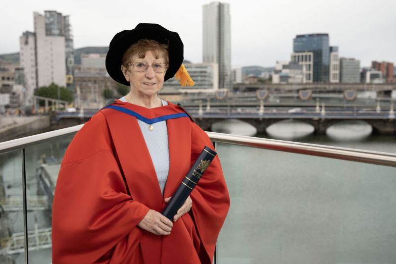 Ulster University celebrates outstanding community commitment of Sr Nuala Kelly with Honorary Doctorate Award image