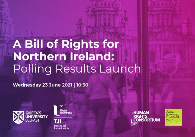 A Bill of Rights for Northern Ireland: Polling Results Launch by Human Rights Consortium image