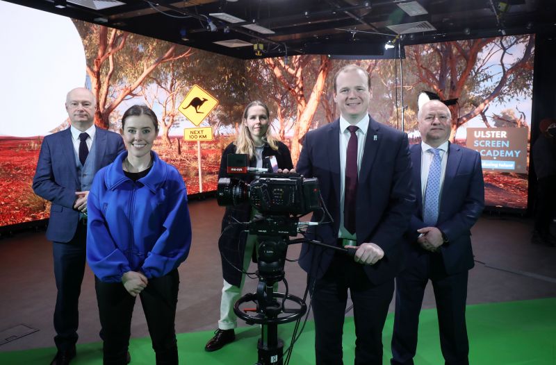 Economy Minister launches £1.6m Virtual Production Studio at Ulster University image
