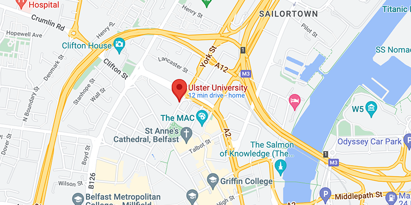 Belfast Google Map 
