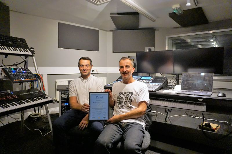 Creative Audio degree receives JAMES accreditation endorsing its quality and continuing innovation image