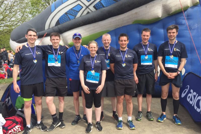 Biomed staff and students take part in the Belfast City Marathon 2018 image