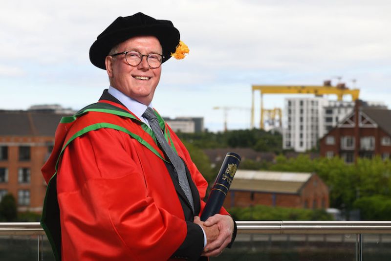 Inspiring principal recognised by Ulster University image