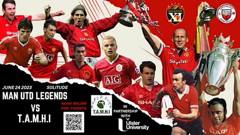 Local NI stars take on Manchester United Legends in charity football match  image