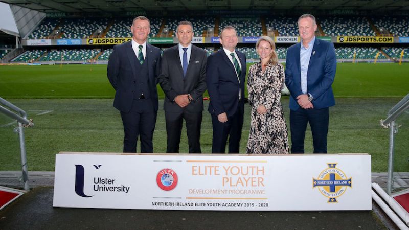 Ulster University hosts Northern Ireland's first elite youth football academy image