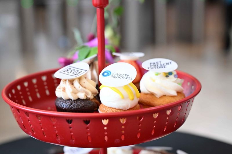 carson mcdowell bsoa branded cupcakes
