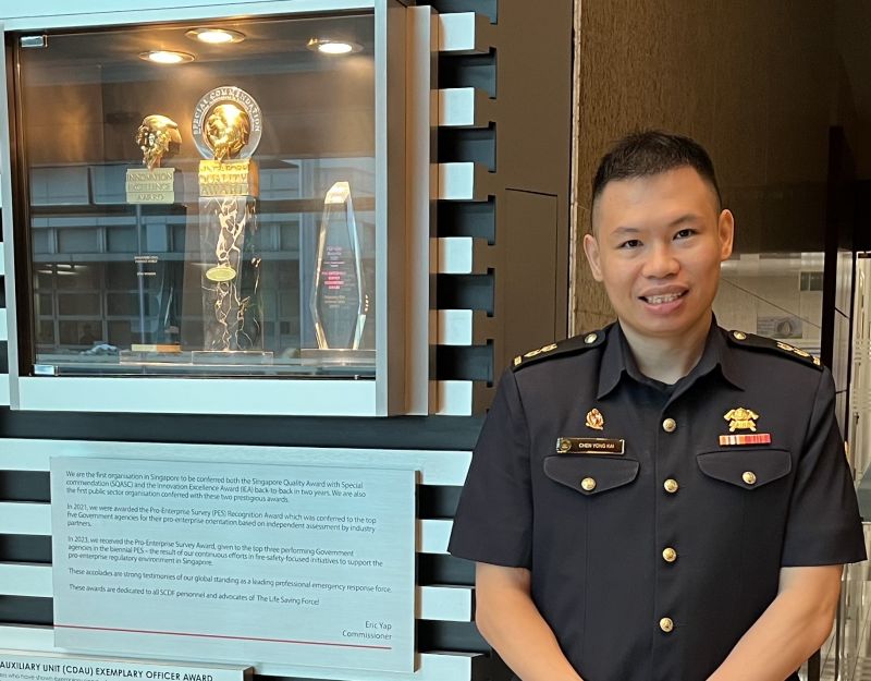 Class of 2024: Lieutenant-Colonel Chen Yong Kai, Senior Assistant Director in Singapore's Fire Safety Department, Graduates While Advancing Global Firefighter Safety image