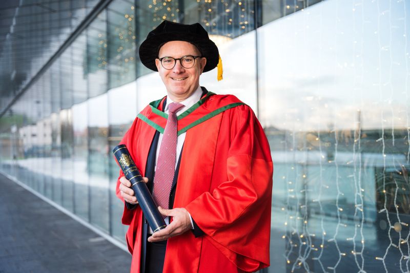 FinTrU founder Darragh McCarthy receives Honorary Doctorate in recognition of highly impactful leadership image