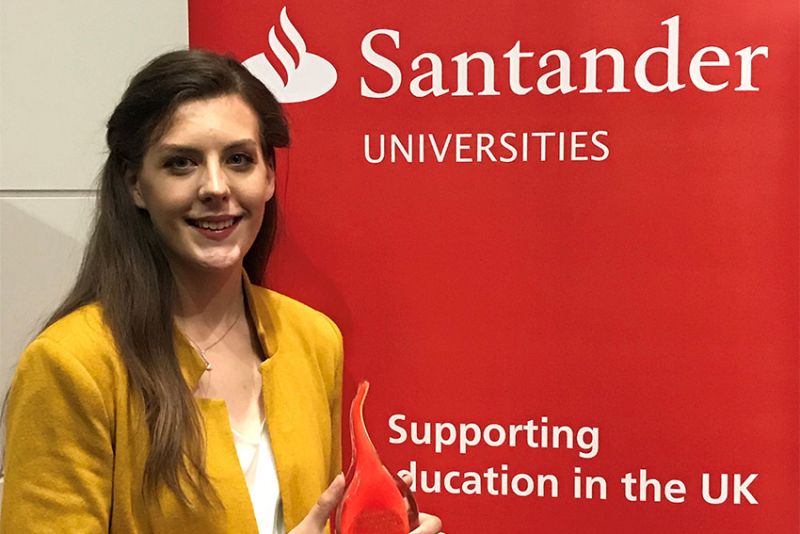 Ulster student reaches the finals of the Santander Universities Entrepreneurship Awards  image