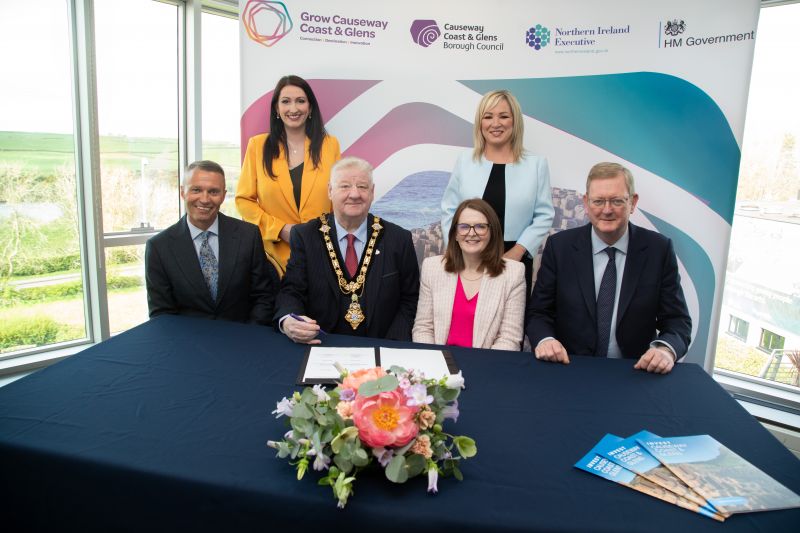 Ulster University Celebrate the Heads of Terms Agreement for Causeway Coast and Glens £100m Investment image