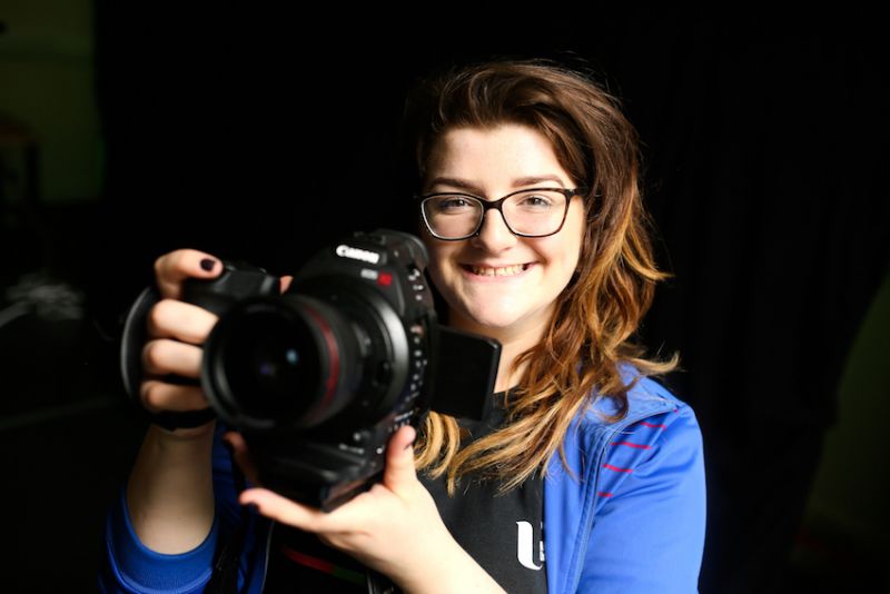 Aspiring young film maker one of the first to graduate from Ulster University's new Cinematic Arts course image