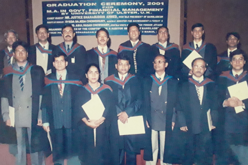 A trip down memory lane for 1998 UUJ graduate Ekram Ahmed from Bangladesh image