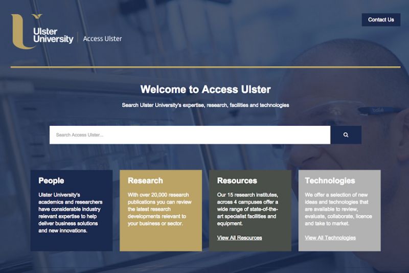 Ulster University Knowledge Portal will give NI businesses the edge image