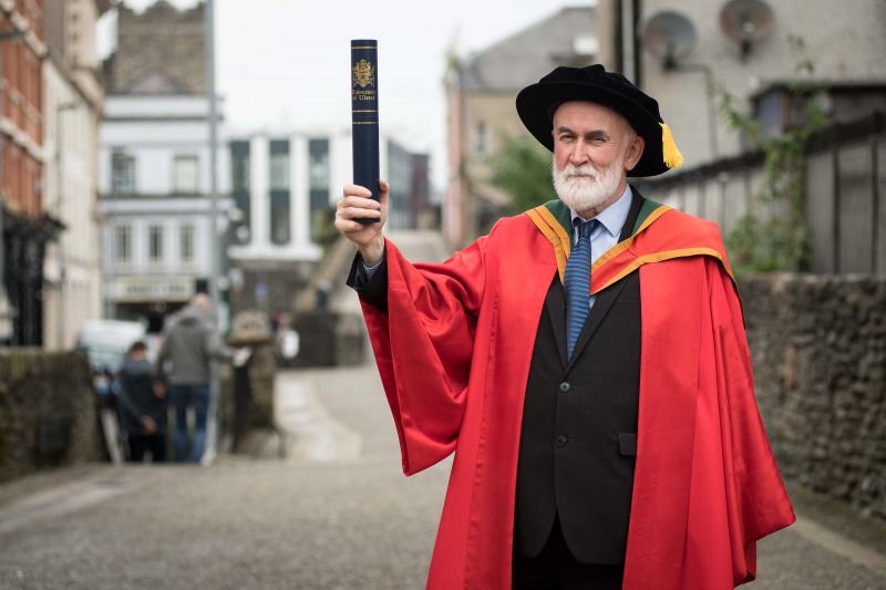 Eamonn Baker honoured by Ulster University image