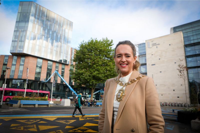 Belfast Lord Mayor Kate Nicholl shares thoughts on new Belfast campus image