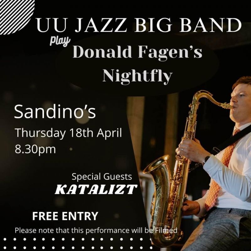 UU Jazz Big Band play Donald Fagen's Nightfly image