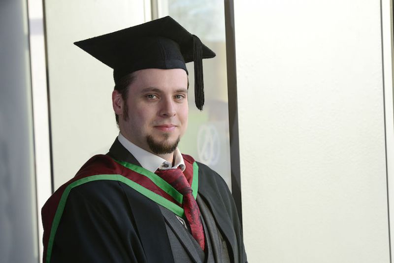 Father of two graduates with newfound sense of direction    image