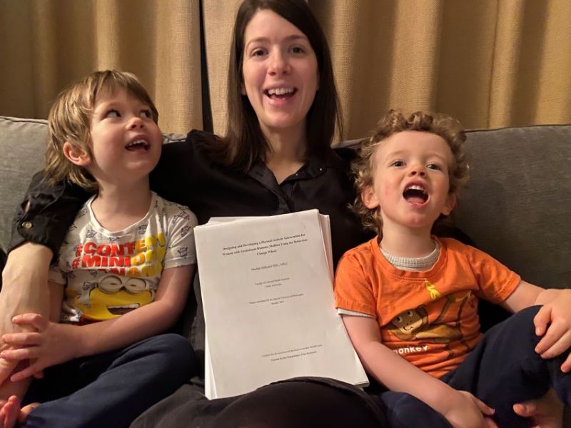 Two kids, a pandemic and a successfully completed PhD image