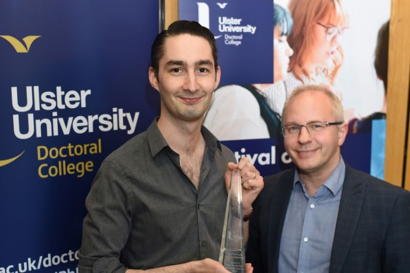 Dr David McKeever Faculty winner PhD thesis competition! image