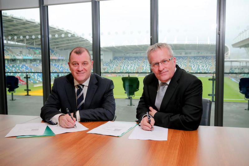 Partnership between Ulster University and Irish FA continues to grow image