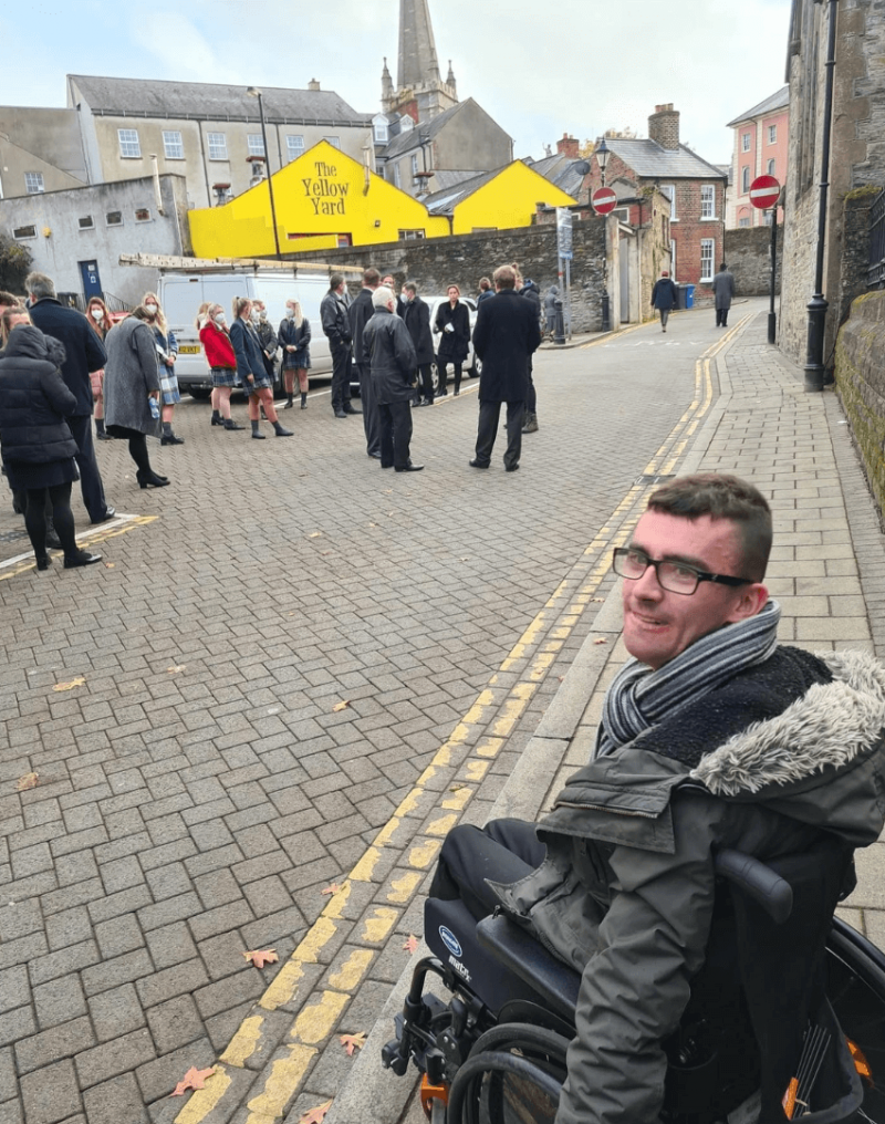 Eamonn Doherty: The craic as an extra on Derry Girls image