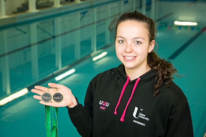 Irish swimming champion set to make a splash after graduation image